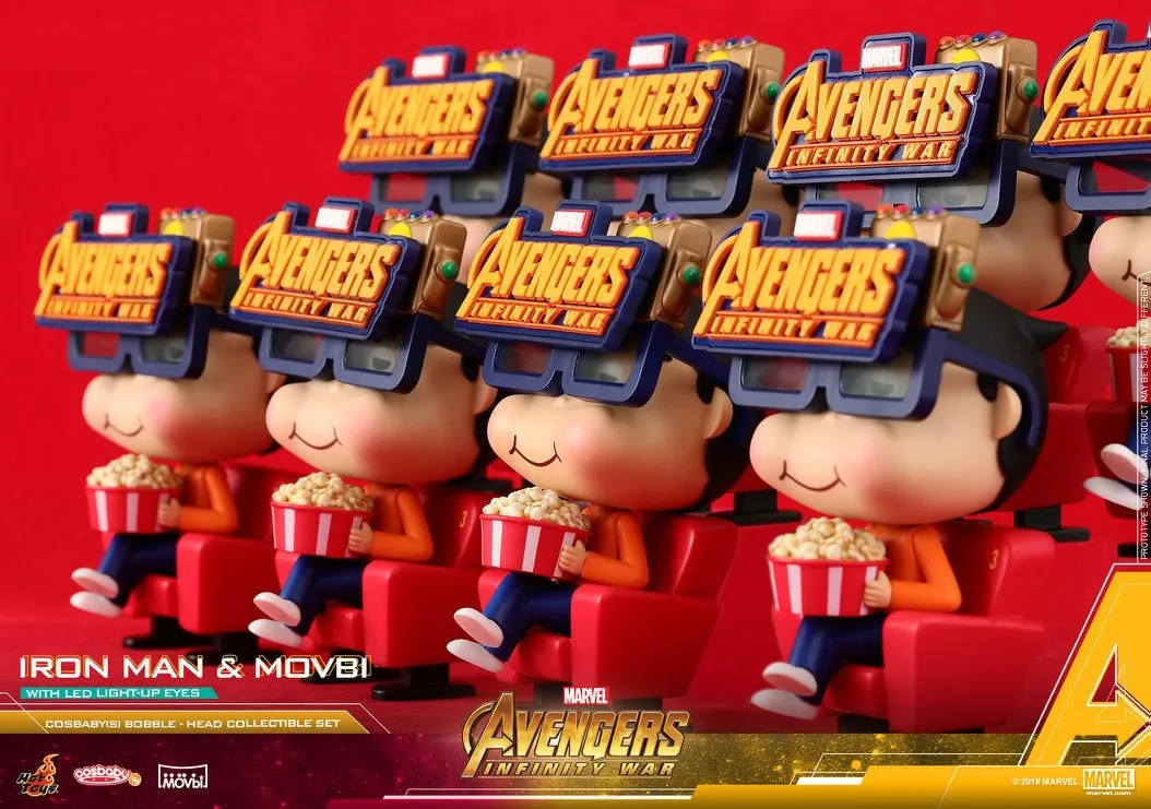 Hot Toys - COSB470 - Avengers: Infinity War - Cosbaby (S) Bobble-Head - Avengers: Infinity War Movbi with Iron Man