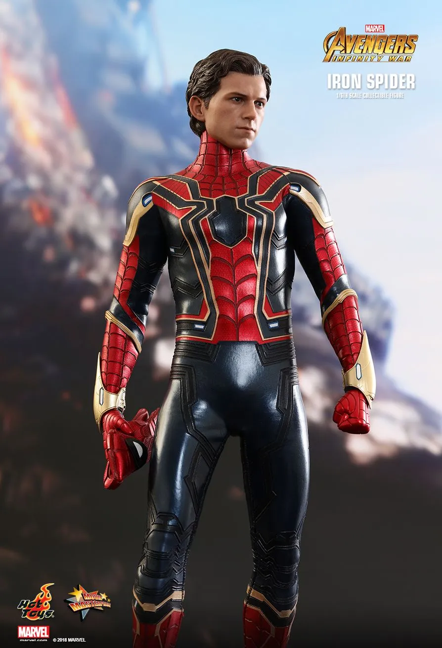 HOT TOYS MARVEL  AVENGERS INFINITY WAR IRON SPIDER COLLECTIBLE FIGURE 1/6TH SCALE - MMS482