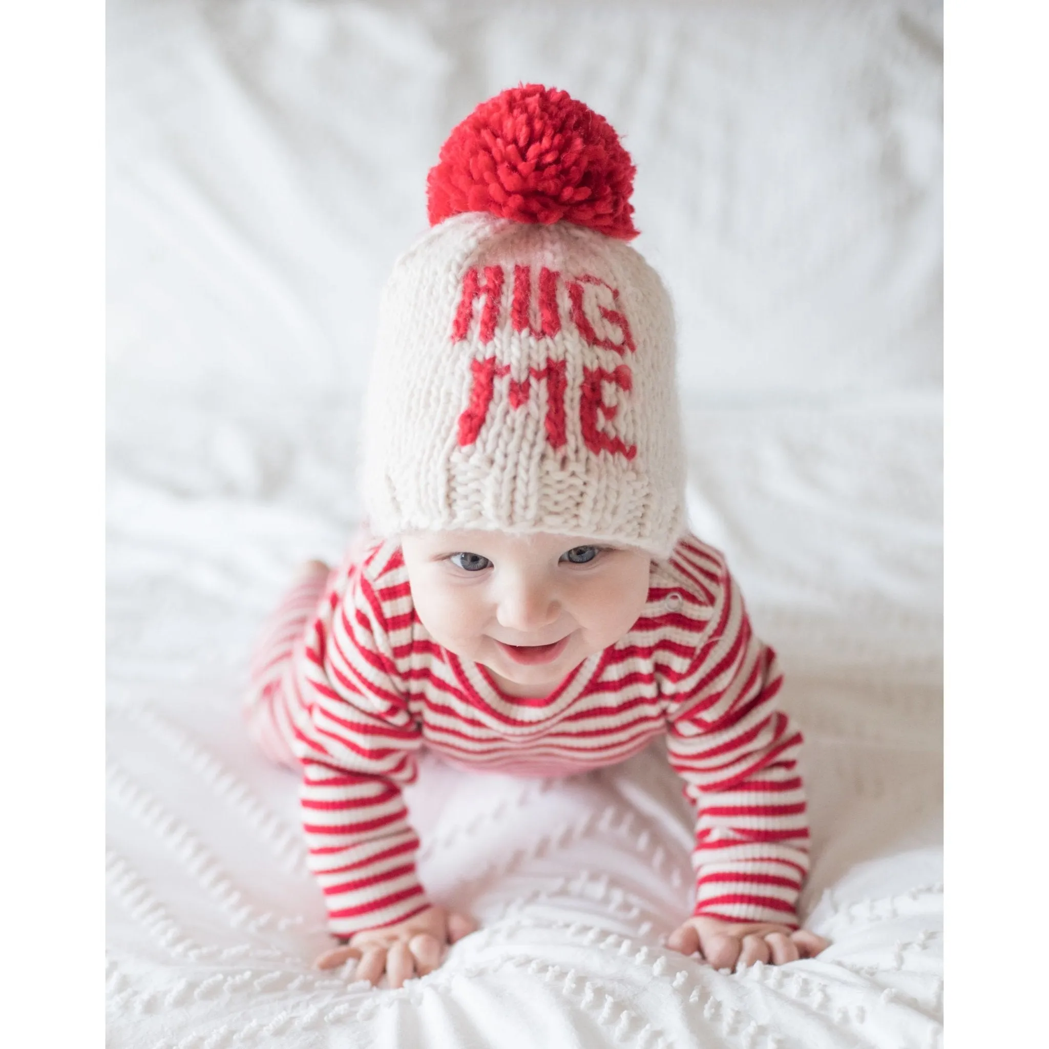 Hug Me Valentine Knit Beanie Hat