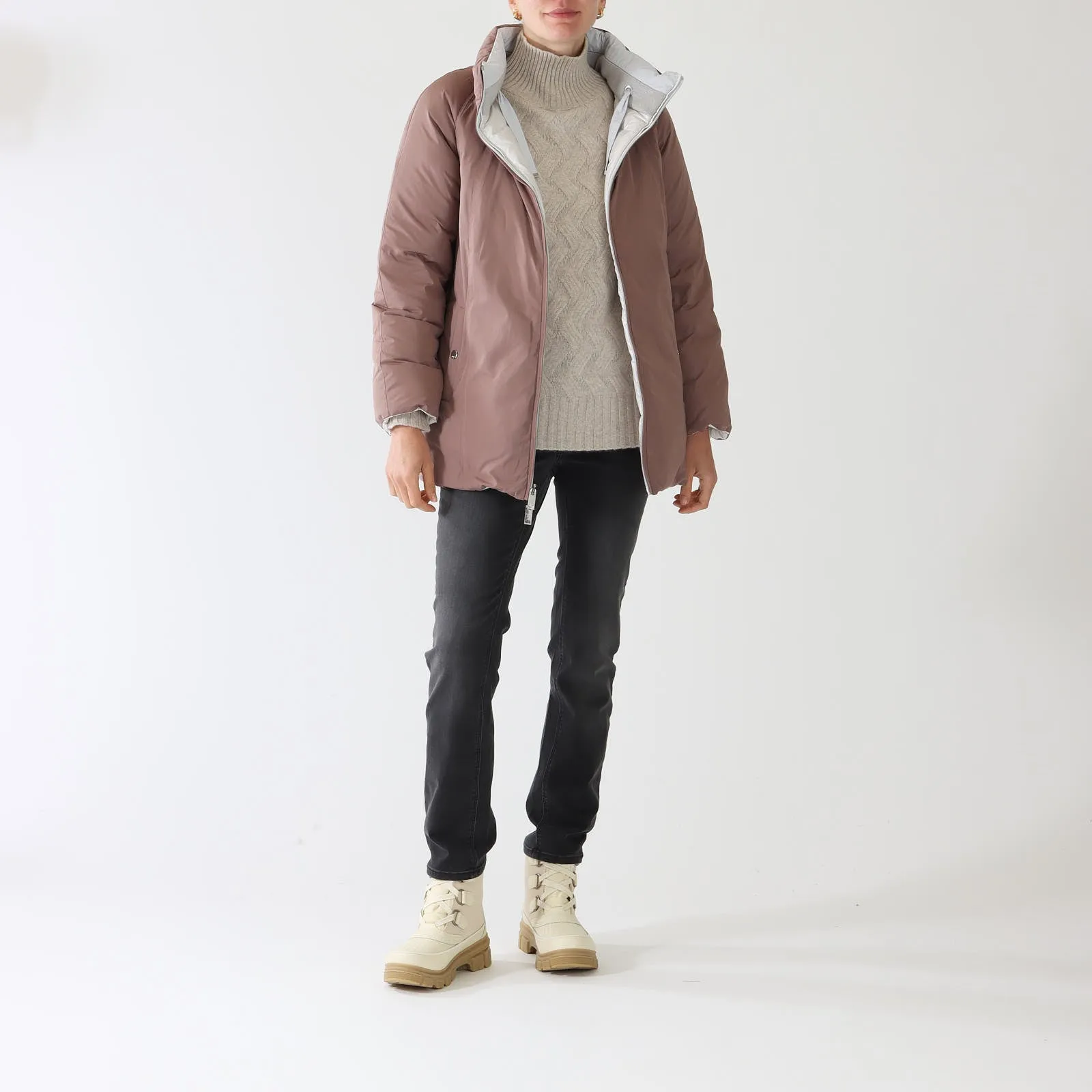 Ice Reversible Down Quilted Coat