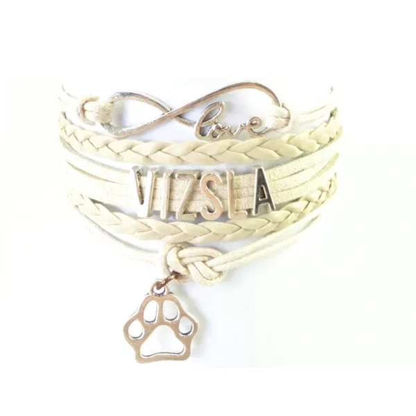 Infinity Love Vizsla Bracelet