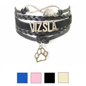 Infinity Love Vizsla Bracelet