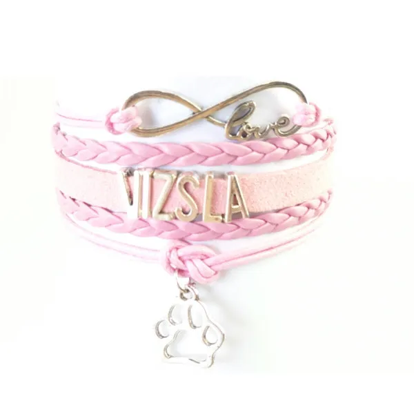 Infinity Love Vizsla Bracelet