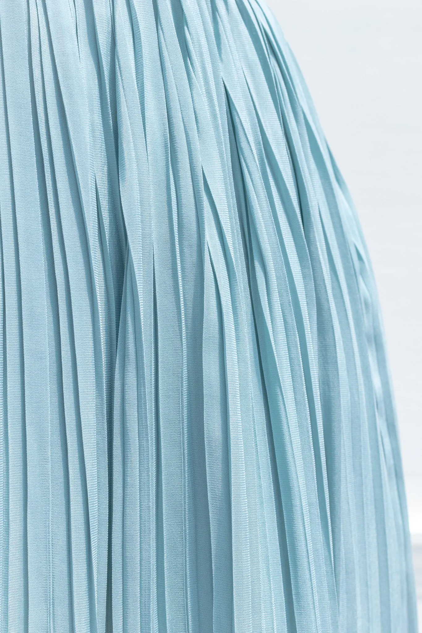 Isabella Chiffon Midi Skirt - Sky Blue