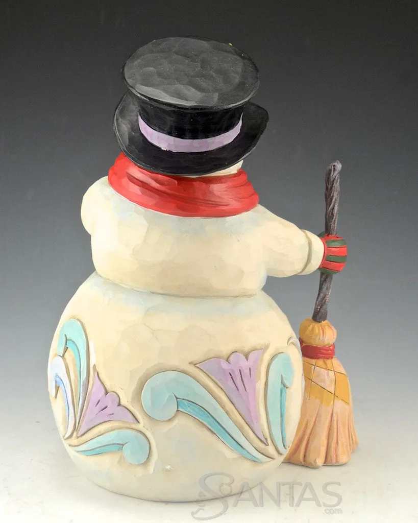 Jim Shore Snowman - Wrapped up in the Season 6004142 - unboxed