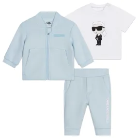 Karl Lagerfeld Baby Boys Blue Tracksuit