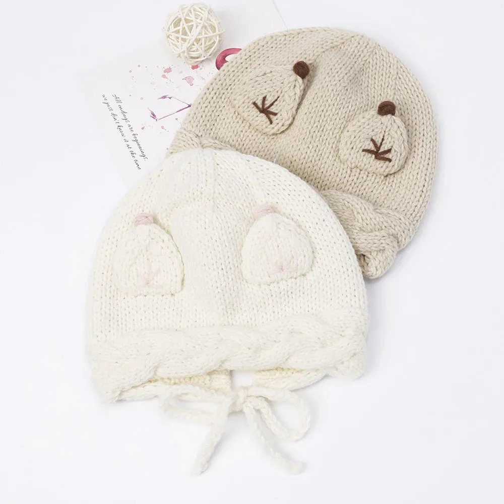 KC - Baby Knit Hat: Warm, soft beanie for winter, ideal for newborns and toddlers