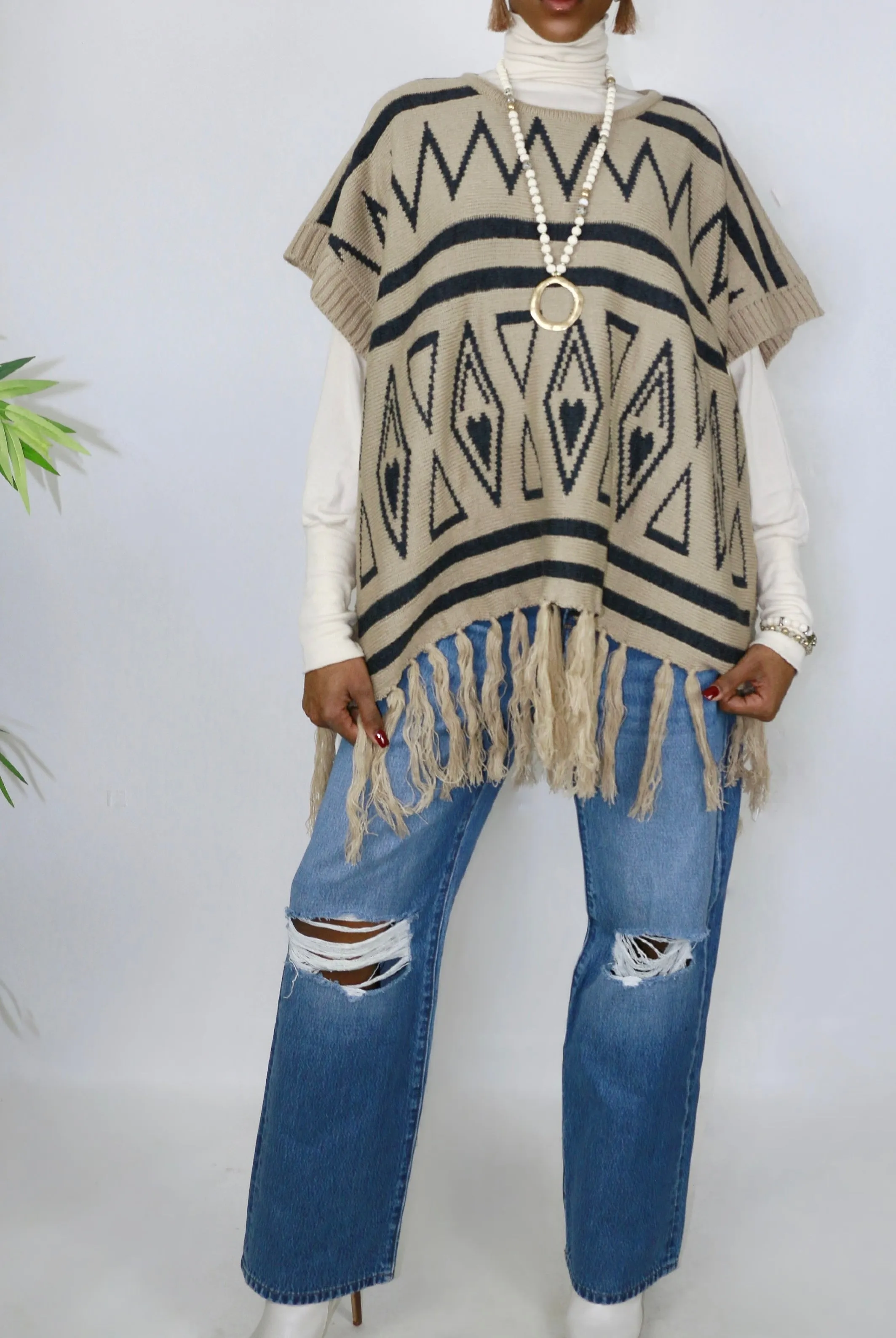 Kino Knit Poncho