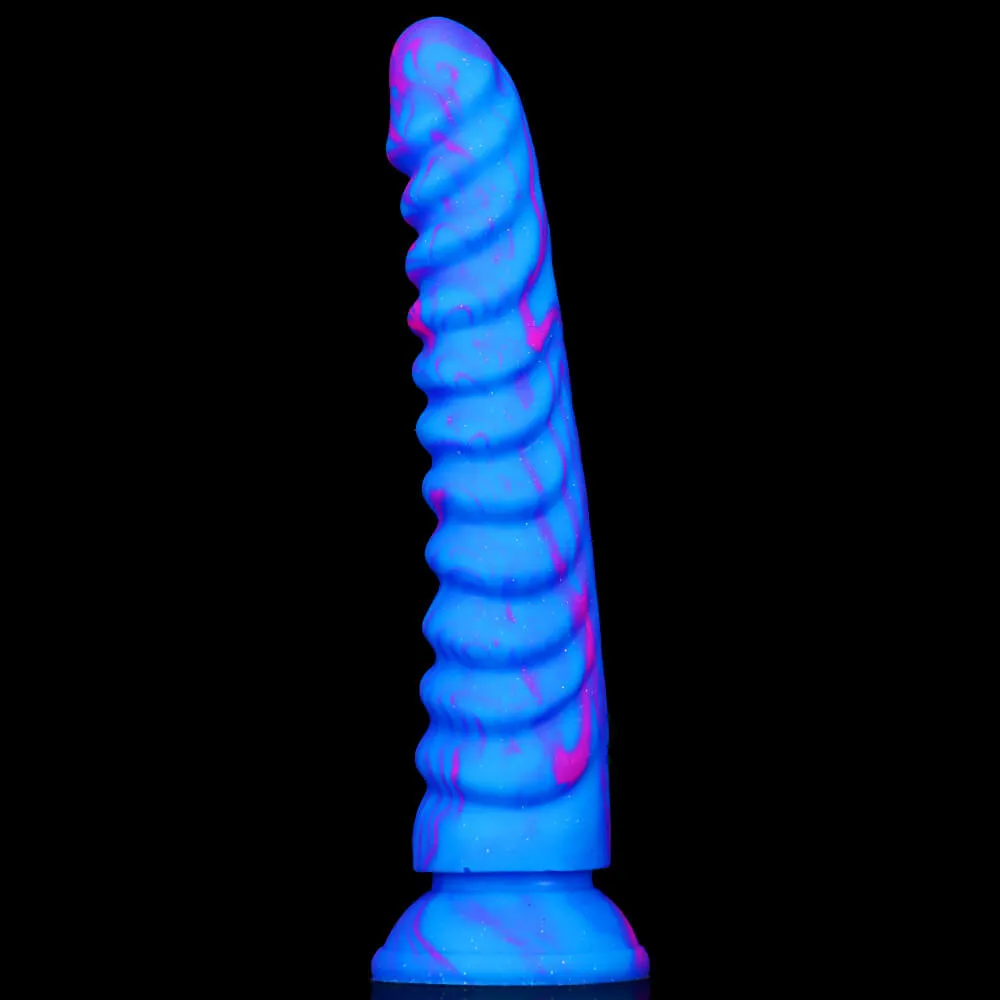 Large Double-layer Liquid Silicone Dildo