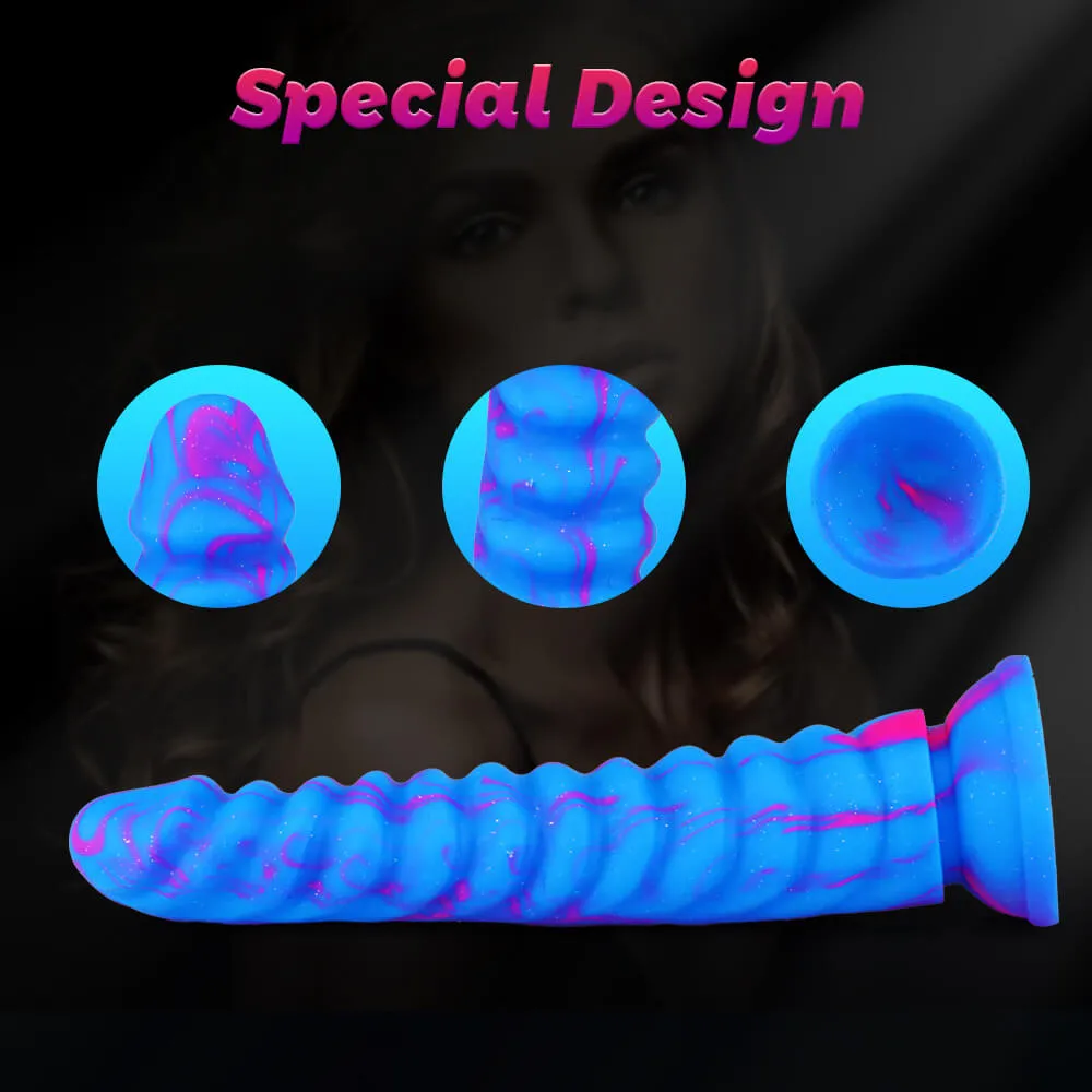 Large Double-layer Liquid Silicone Dildo