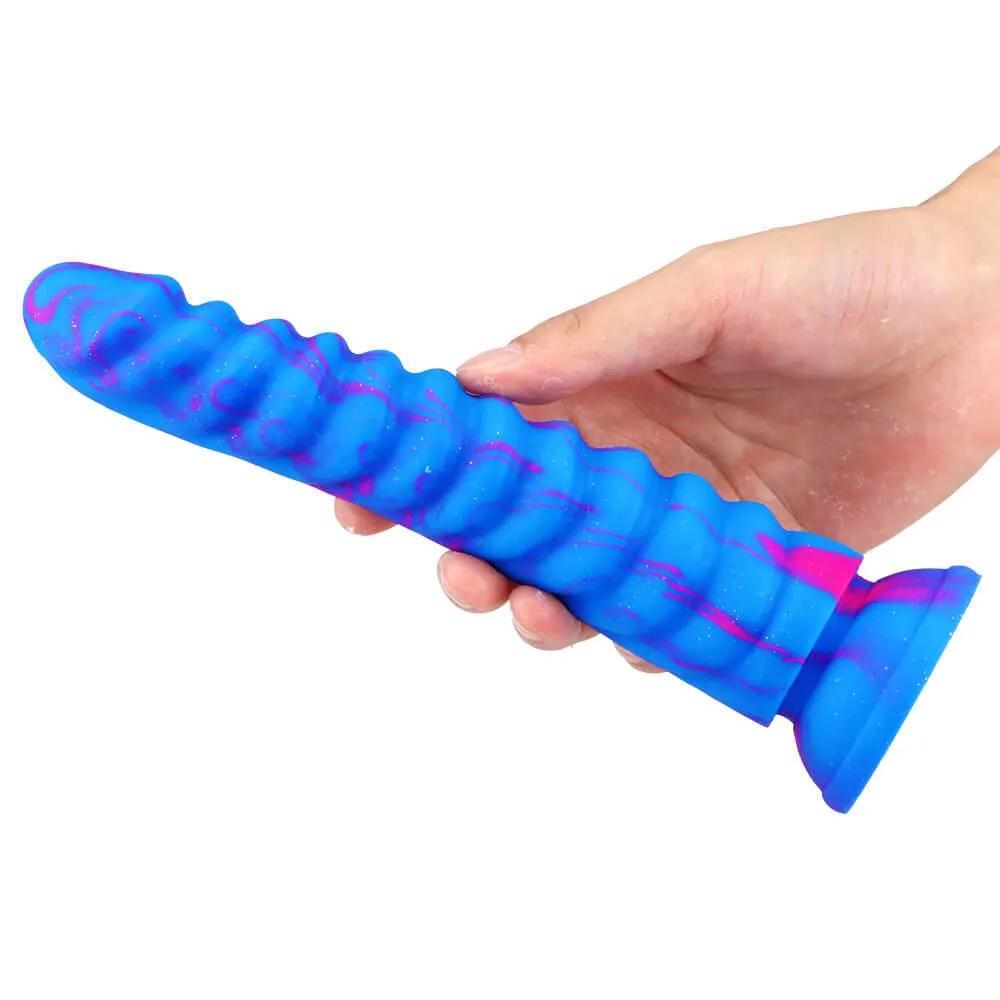 Large Double-layer Liquid Silicone Dildo