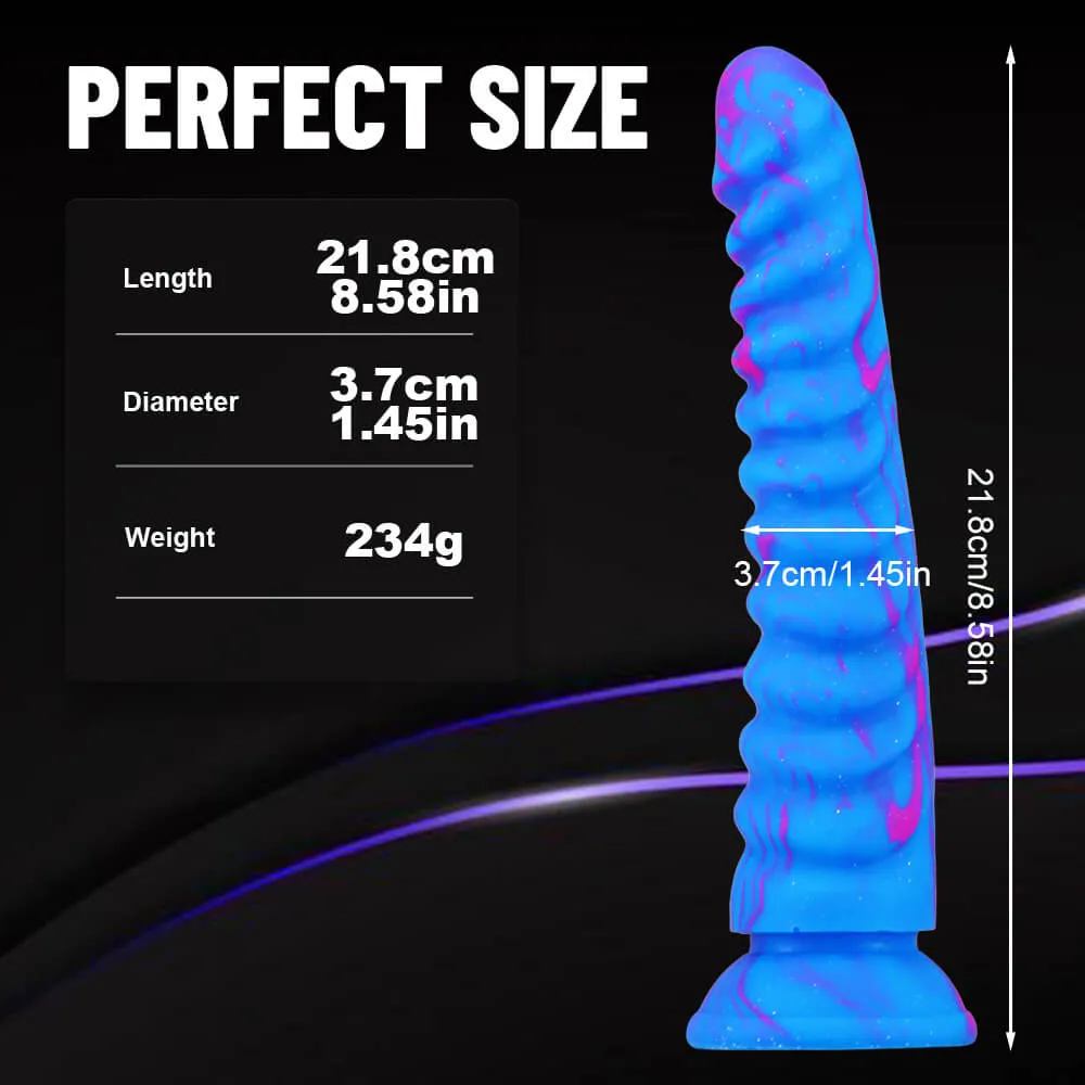 Large Double-layer Liquid Silicone Dildo