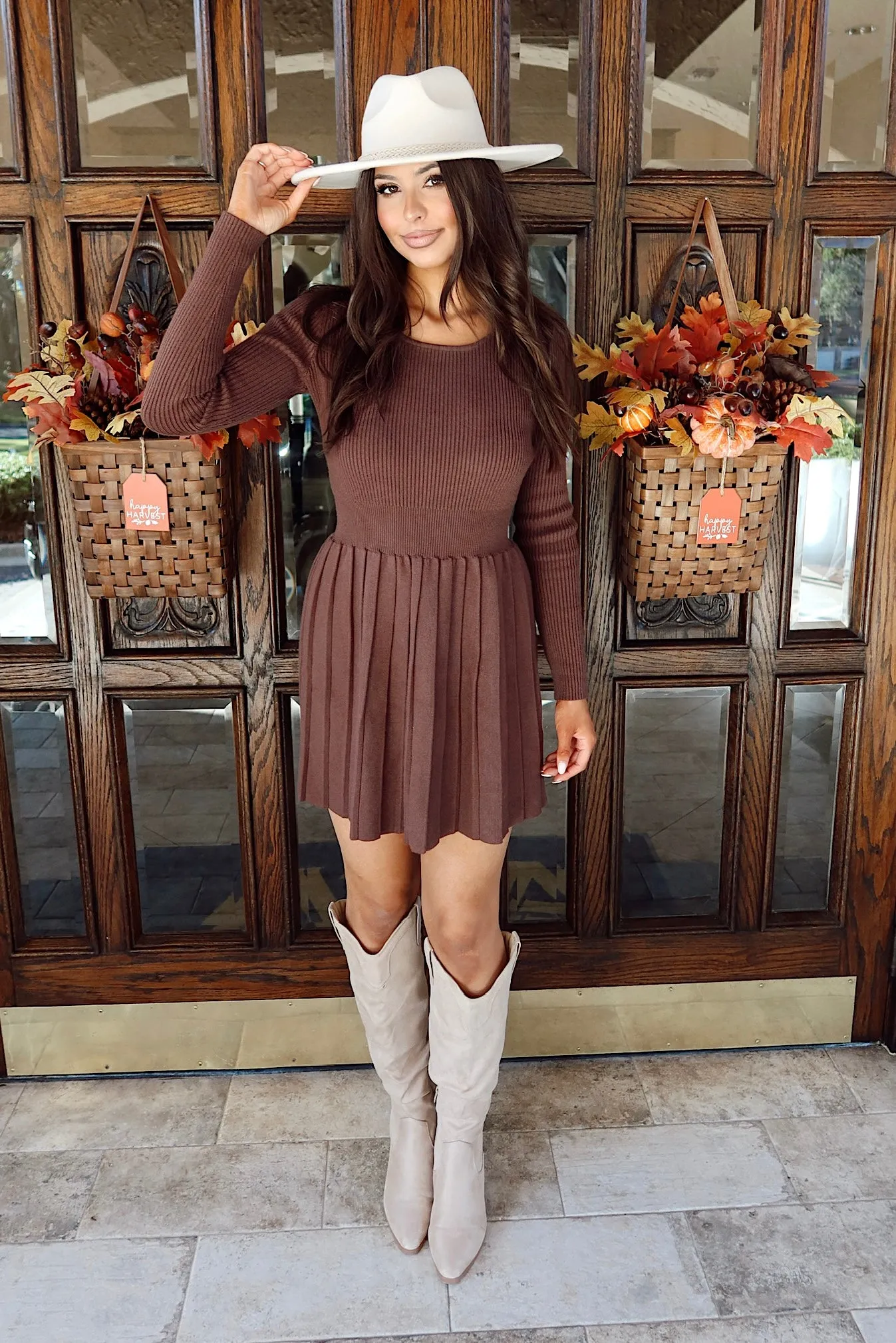 Lattes & Errands Ribbed Dress