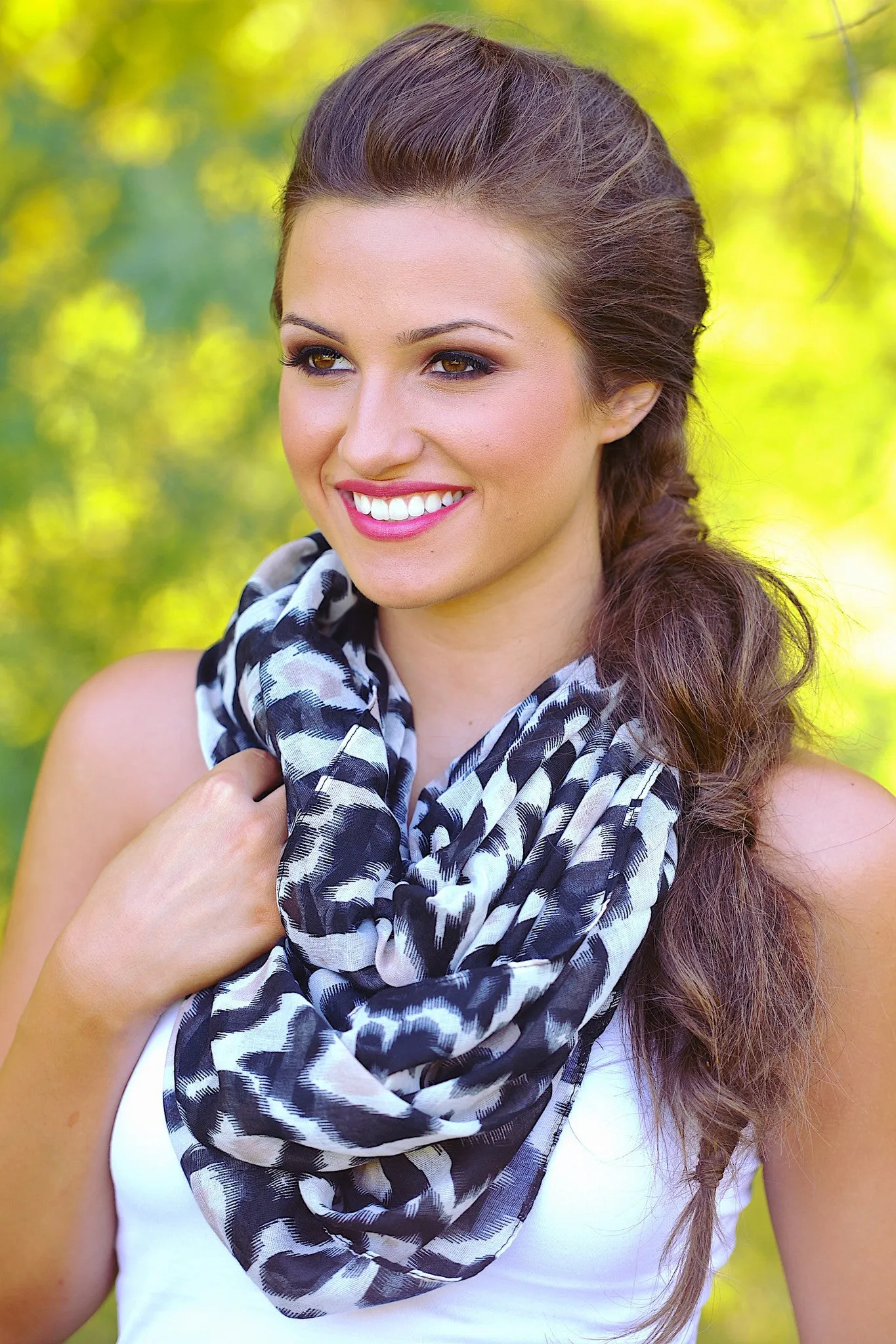 Leopard On The Loose Infinity Scarves