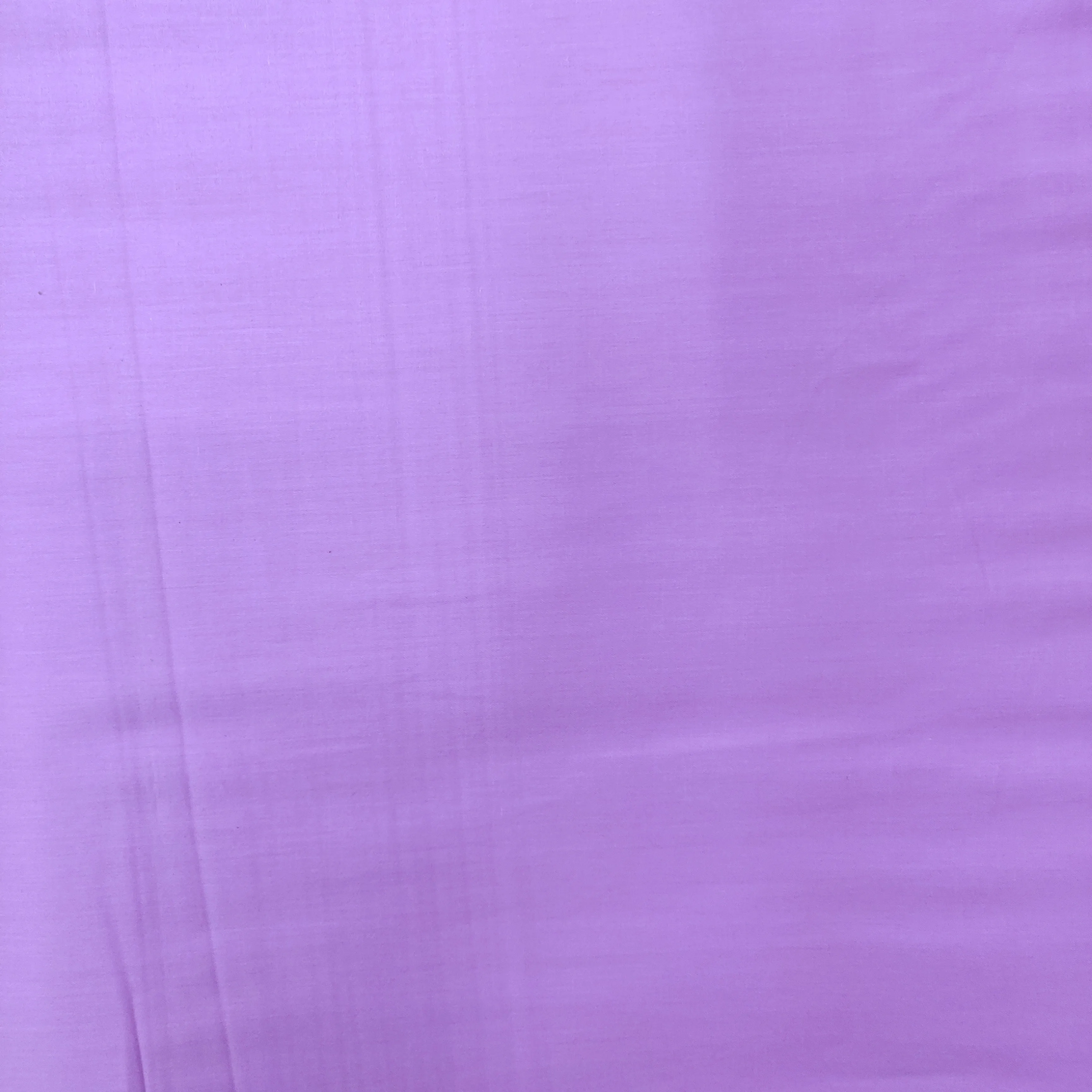 Lilac Solid Cotton Satin Fabric