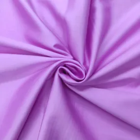 Lilac Solid Cotton Satin Fabric