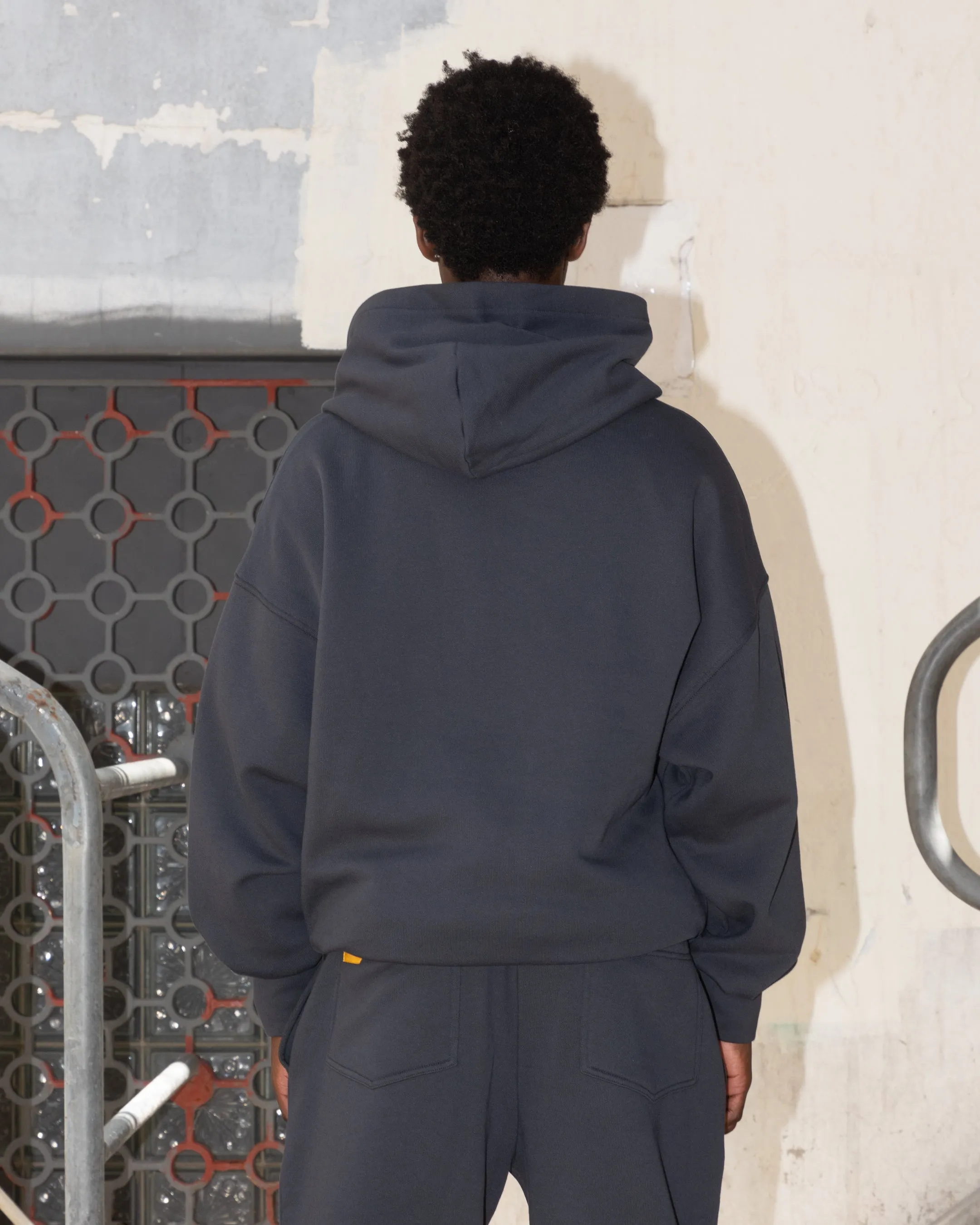 Loiter Hybrid Premium Hoodie Charcoal