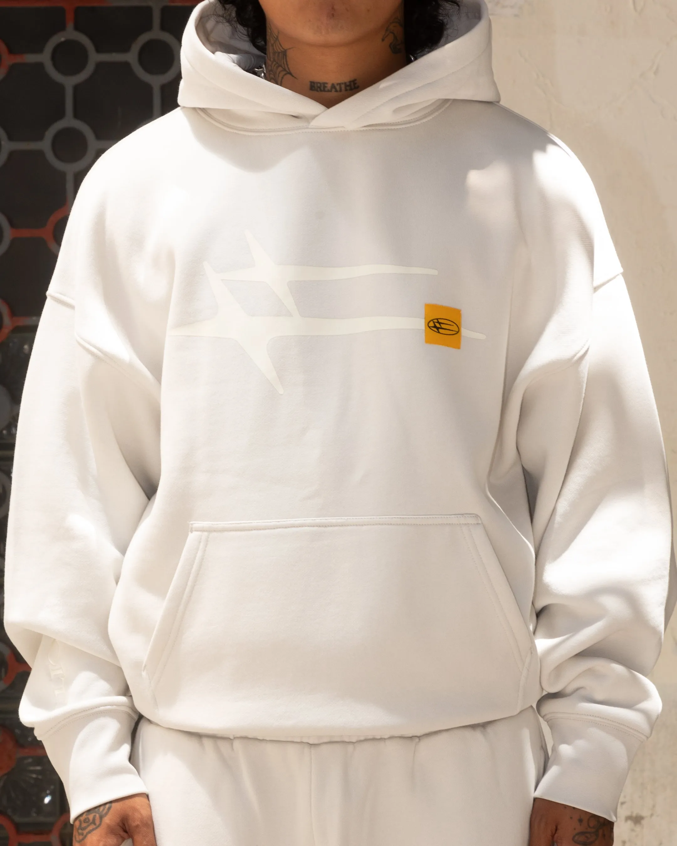 Loiter Hybrid Premium Hoodie Stone