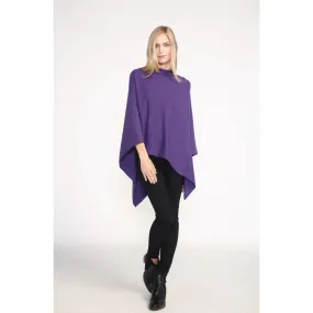 Look by M Basic Triangle Poncho Purple Rain (Women's)