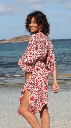 Mahina Kaftan Dress | Samarkand Print