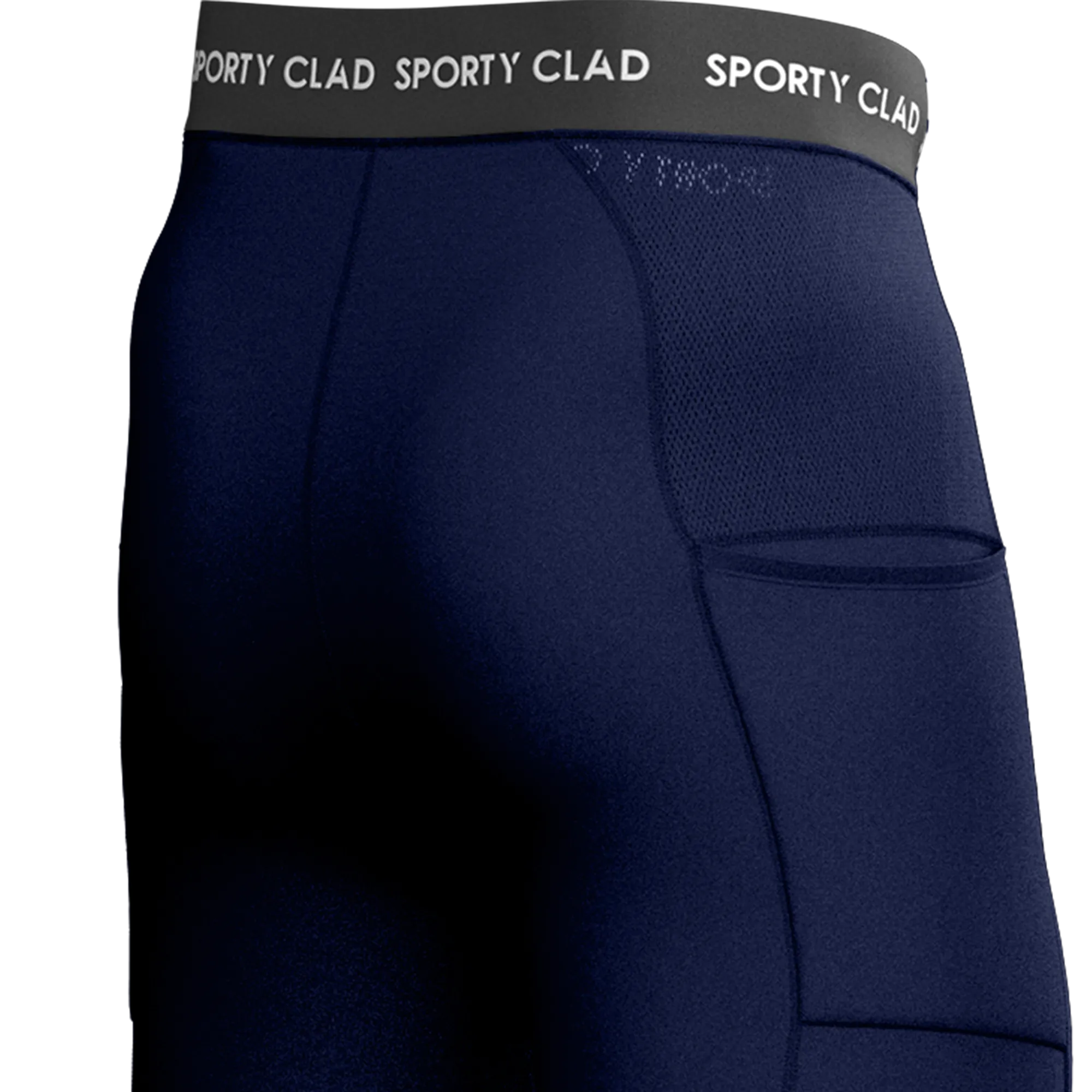 Men's Navy Blue Thermal Base Layer Compression Leggings