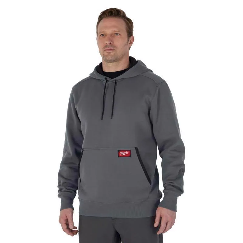 Milwaukee L Banded Sleeve Men's Hooded Hoodie Gray