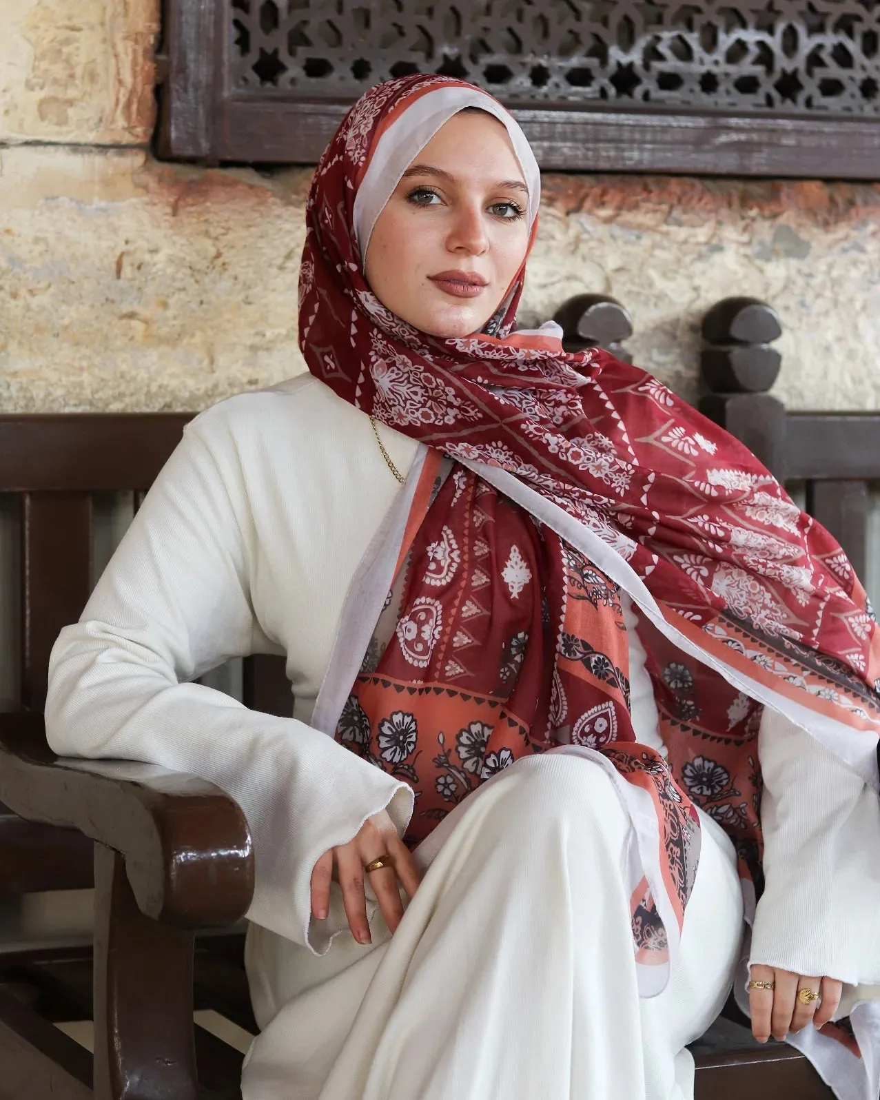 MY015   printed   hijab Gamila Modal Scarf hijab/tudung  hijab  printed scarf  printed hijab  printed sacrf