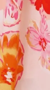 Najila Maxi Dress - Pink / Orange Floral