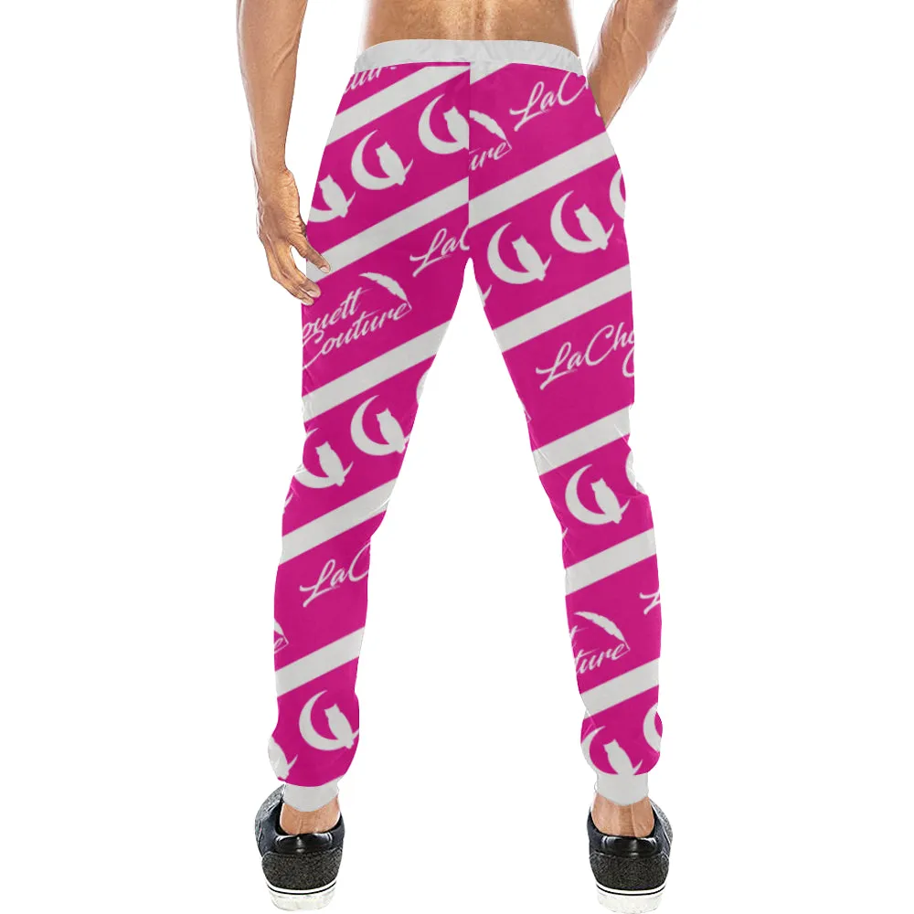 NICE ONE PINKISH Men's All Over Print Sweatpants