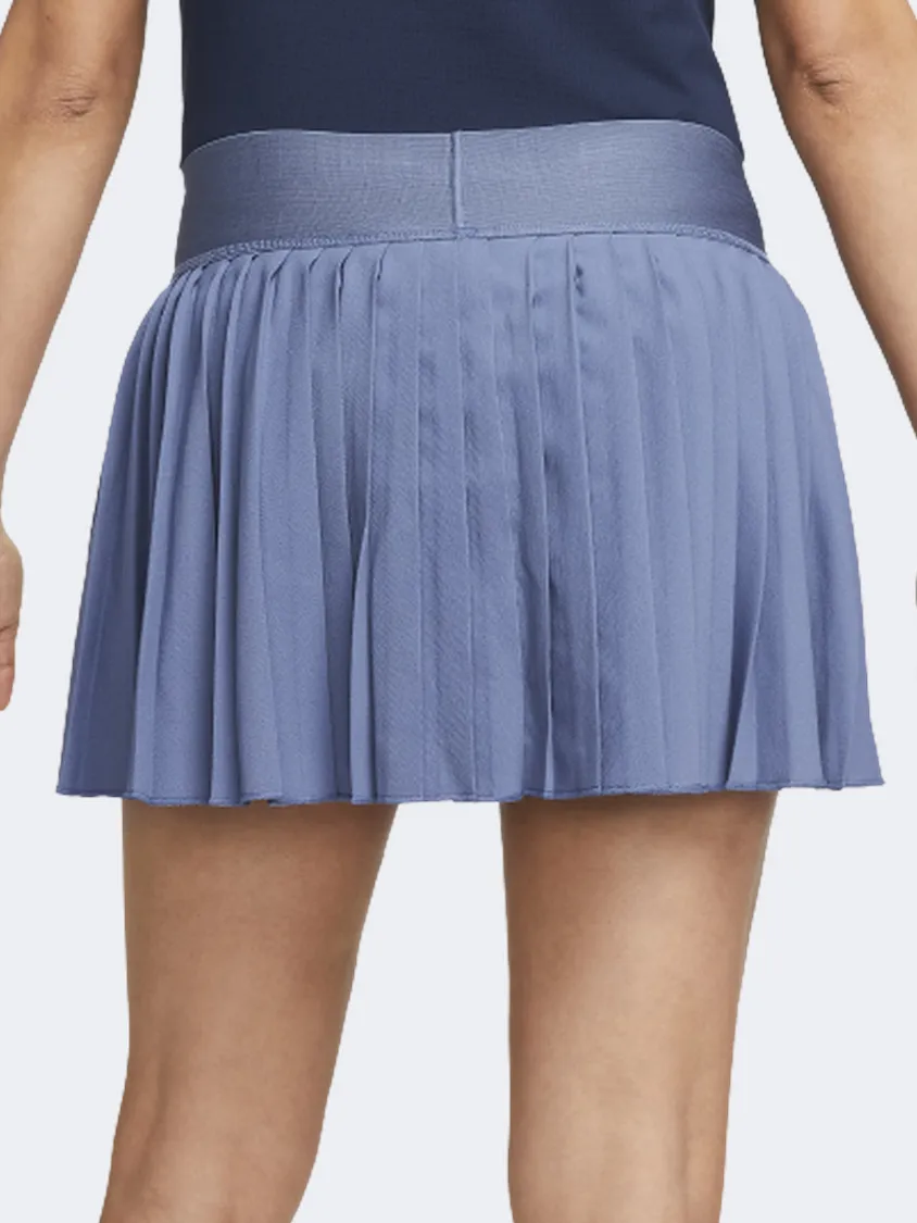 Nike Court Advantage Pleated Women Tennis Skirt Blue/White