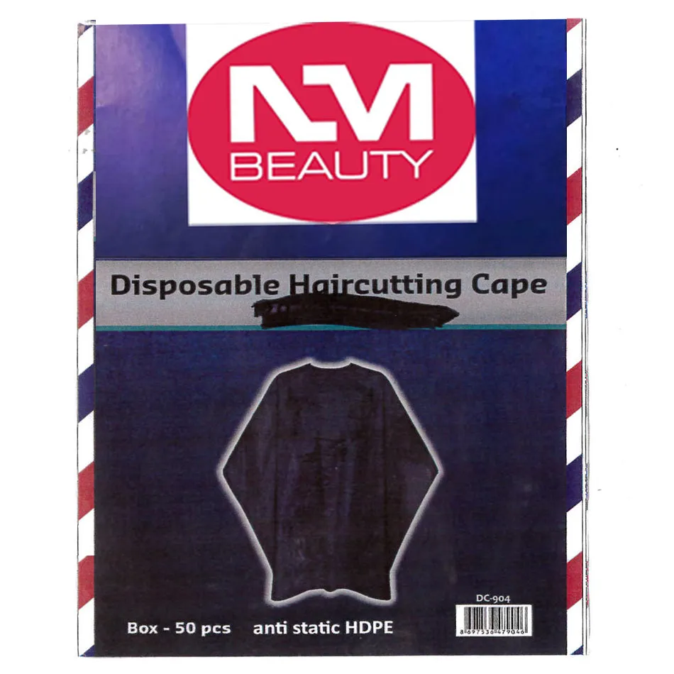 NM Beauty Disposable Hair Cutting Cape - 50 pcs (DC-904)