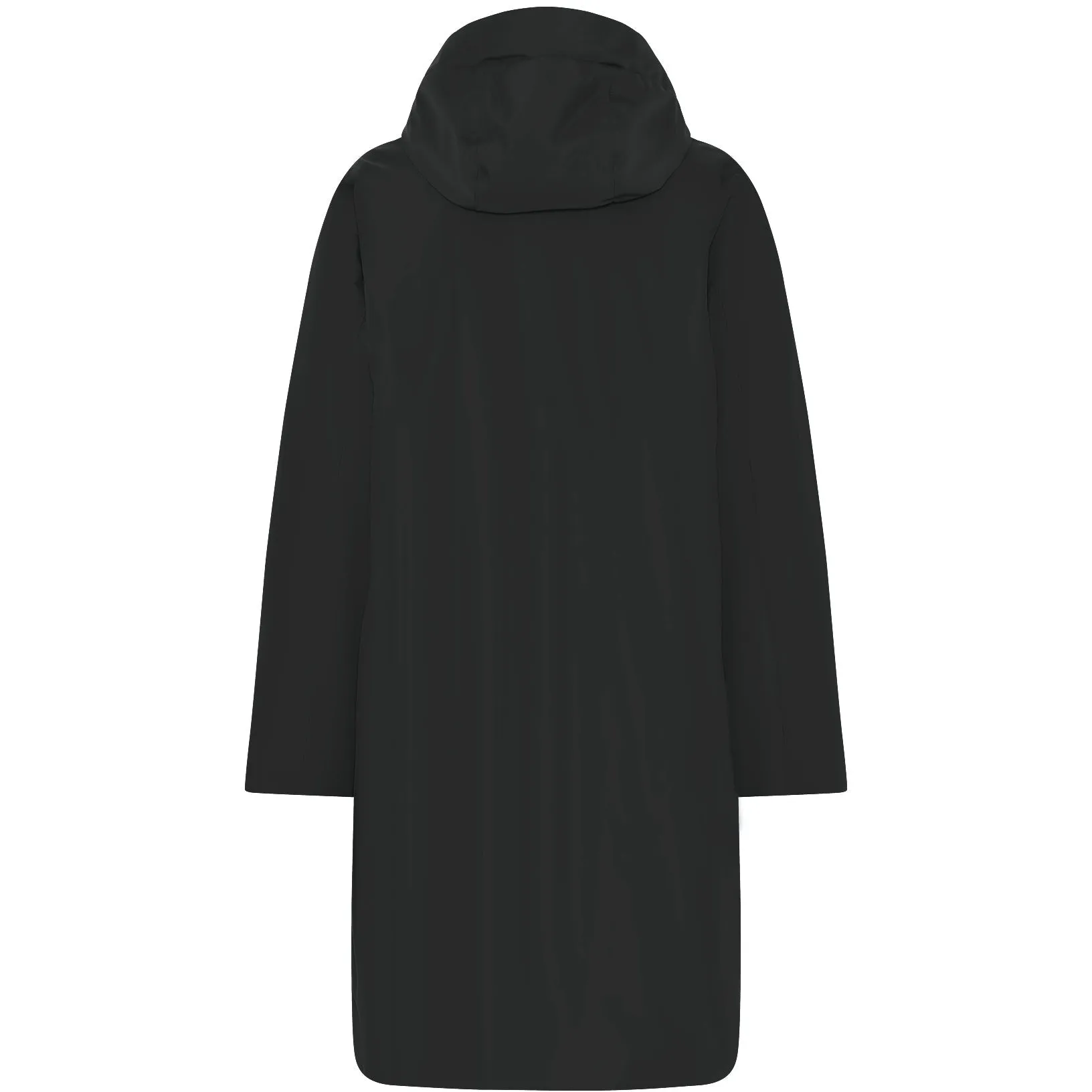 Normann Reversible Raincoat in Black