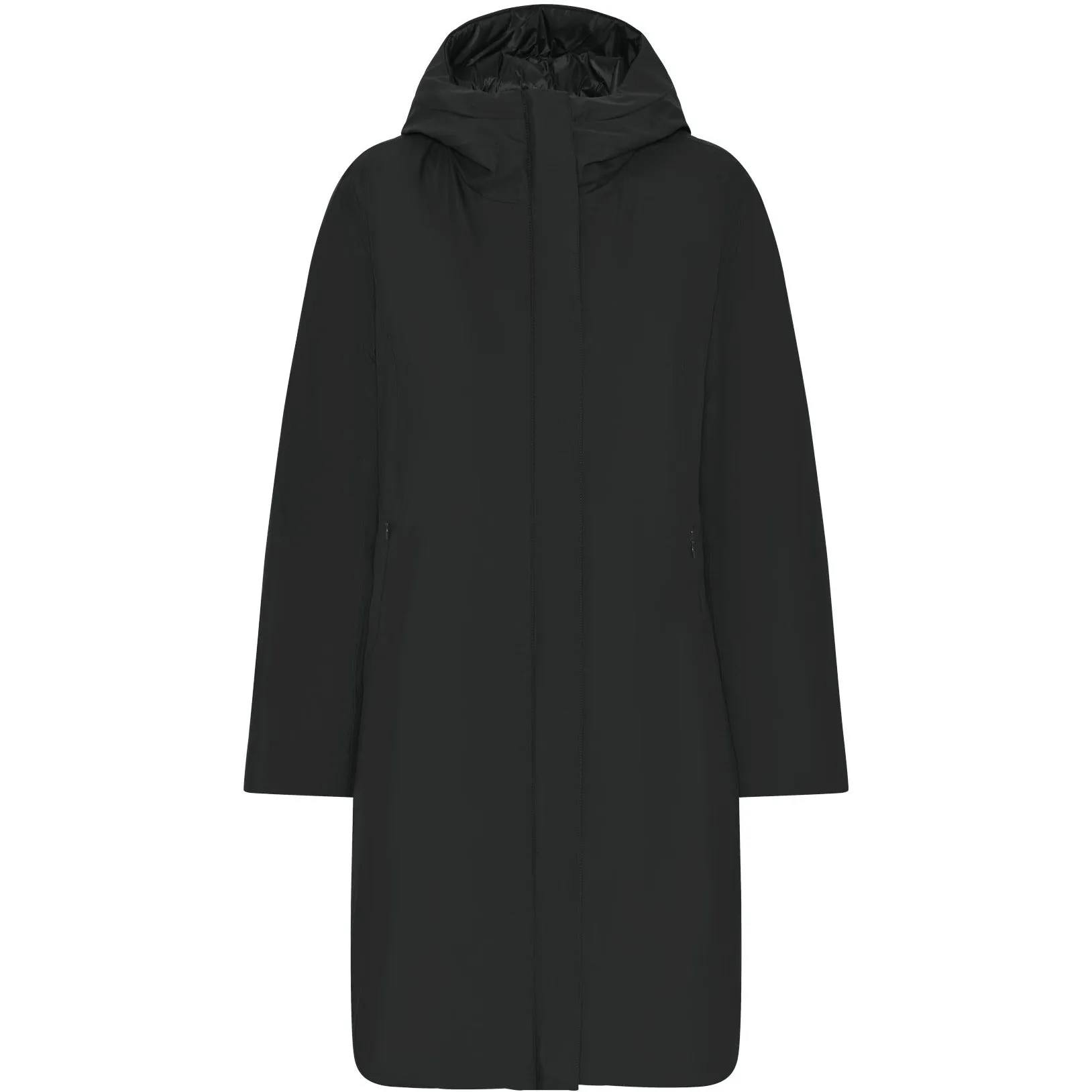 Normann Reversible Raincoat in Black