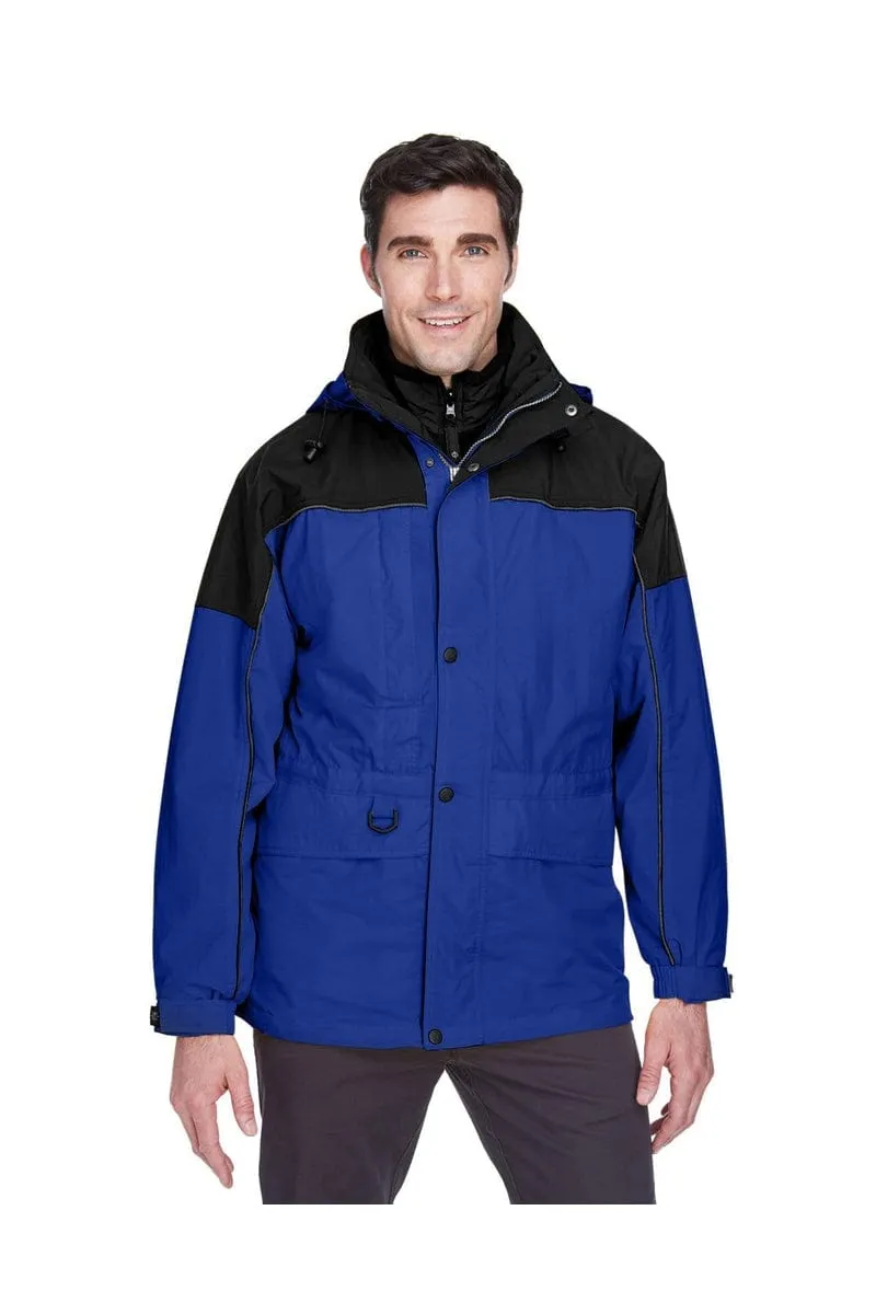 North End 88006: Adult 3-in-1 Two-Tone Parka