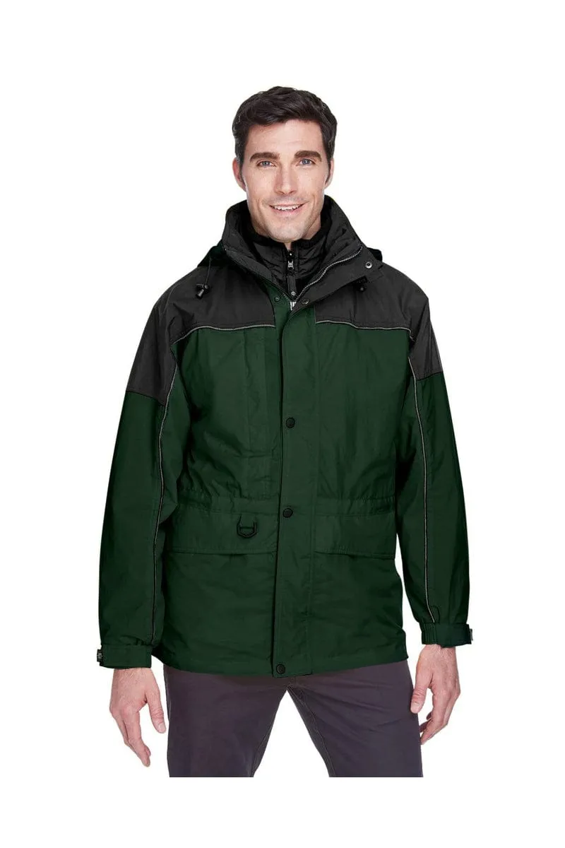 North End 88006: Adult 3-in-1 Two-Tone Parka