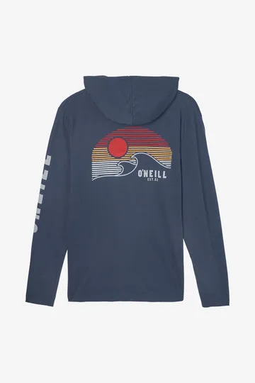 O'Neill Trvlr Holm L/S Tee-Navy