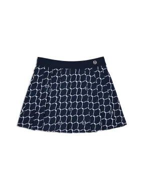 Orazio Printed Skort- Maritime Blue