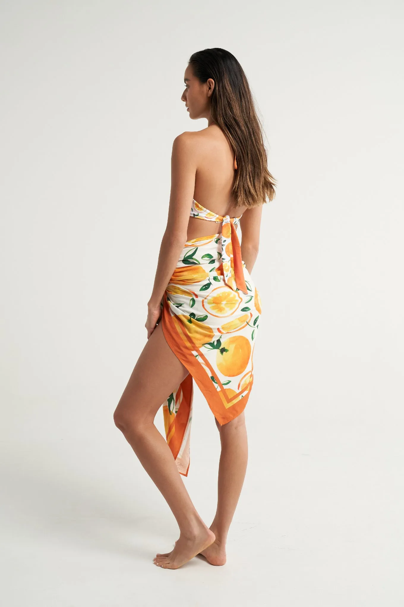 Oversized Sarong Oranges