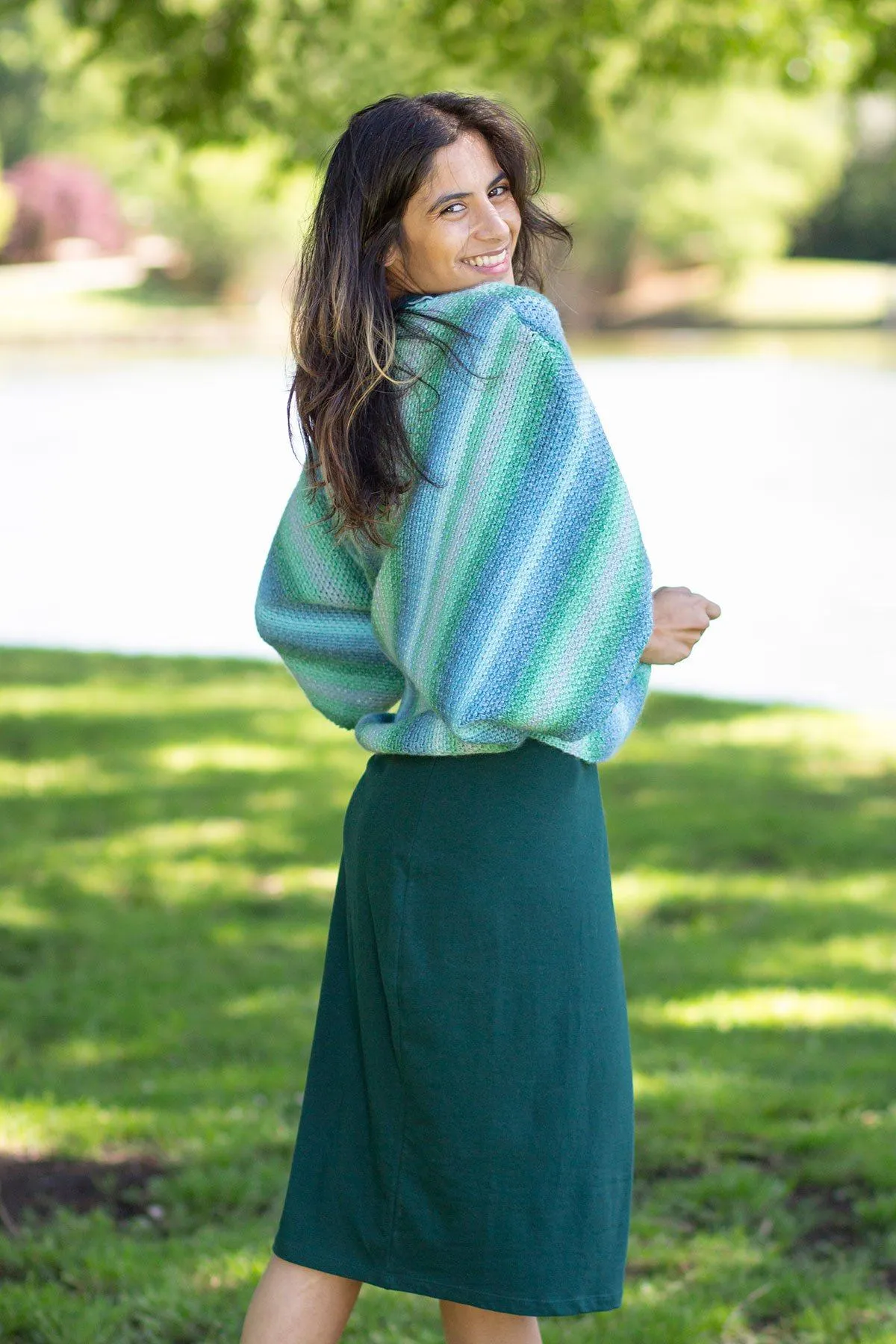 Painted Canvas Poncho