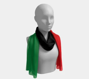 Pan African RBG Flag Long Scarf