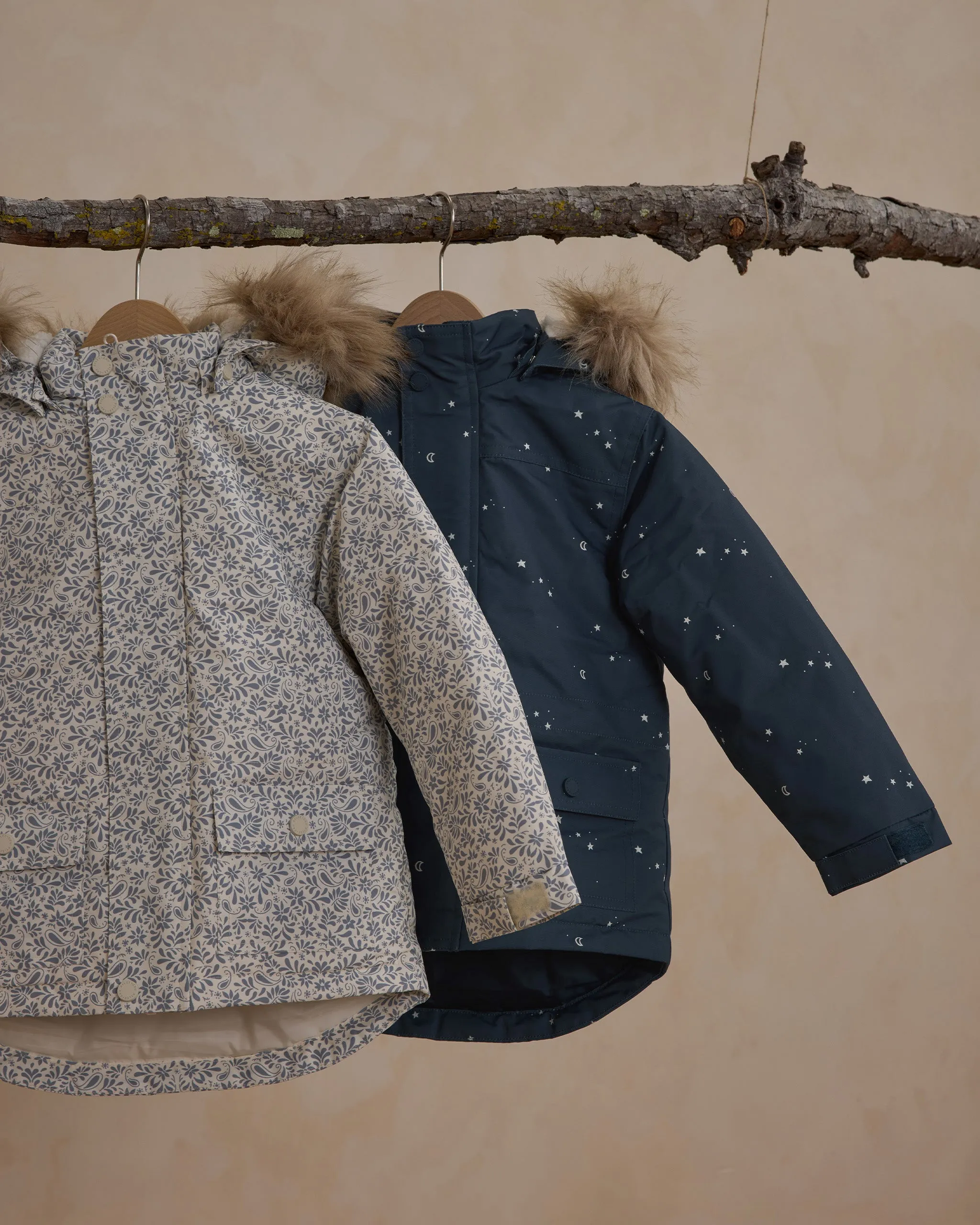 Parka Ski Jacket || Indigo Stars