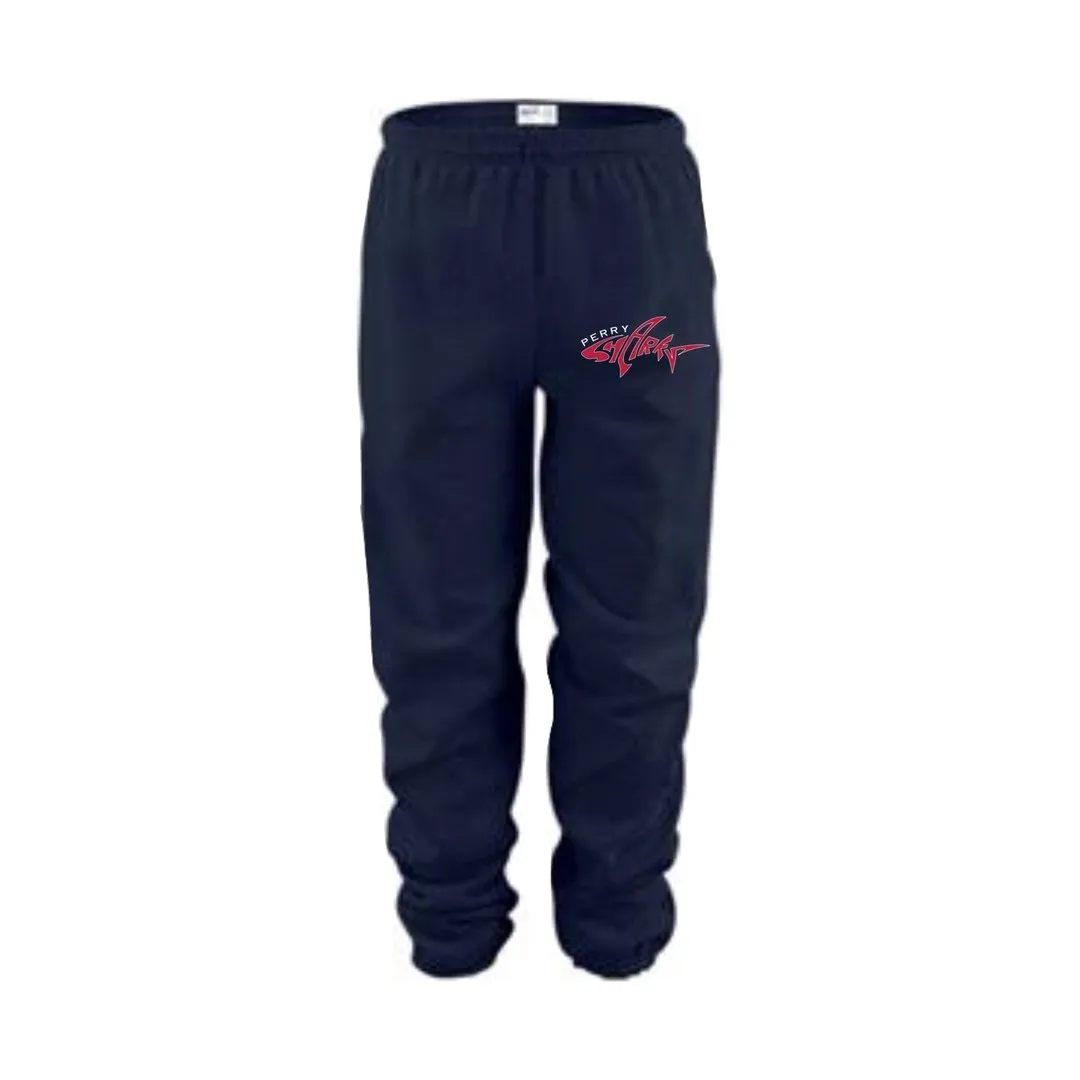 Perry School K-6th - Navy Sweatpants -Kids