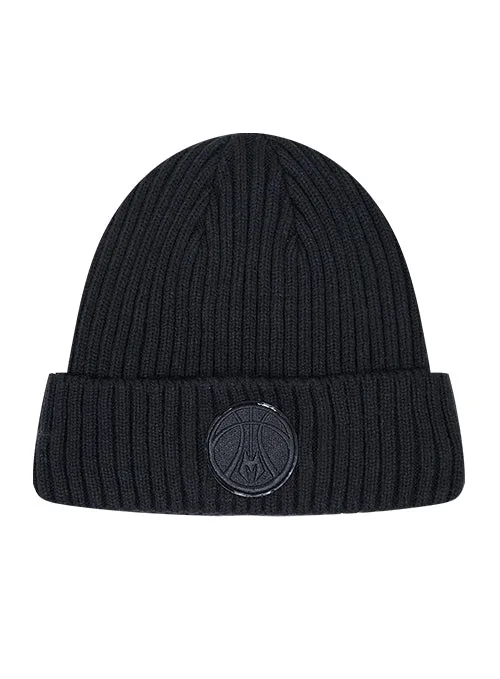 Pro Standard Triple Black Milwaukee Bucks Cuff Knit Hat