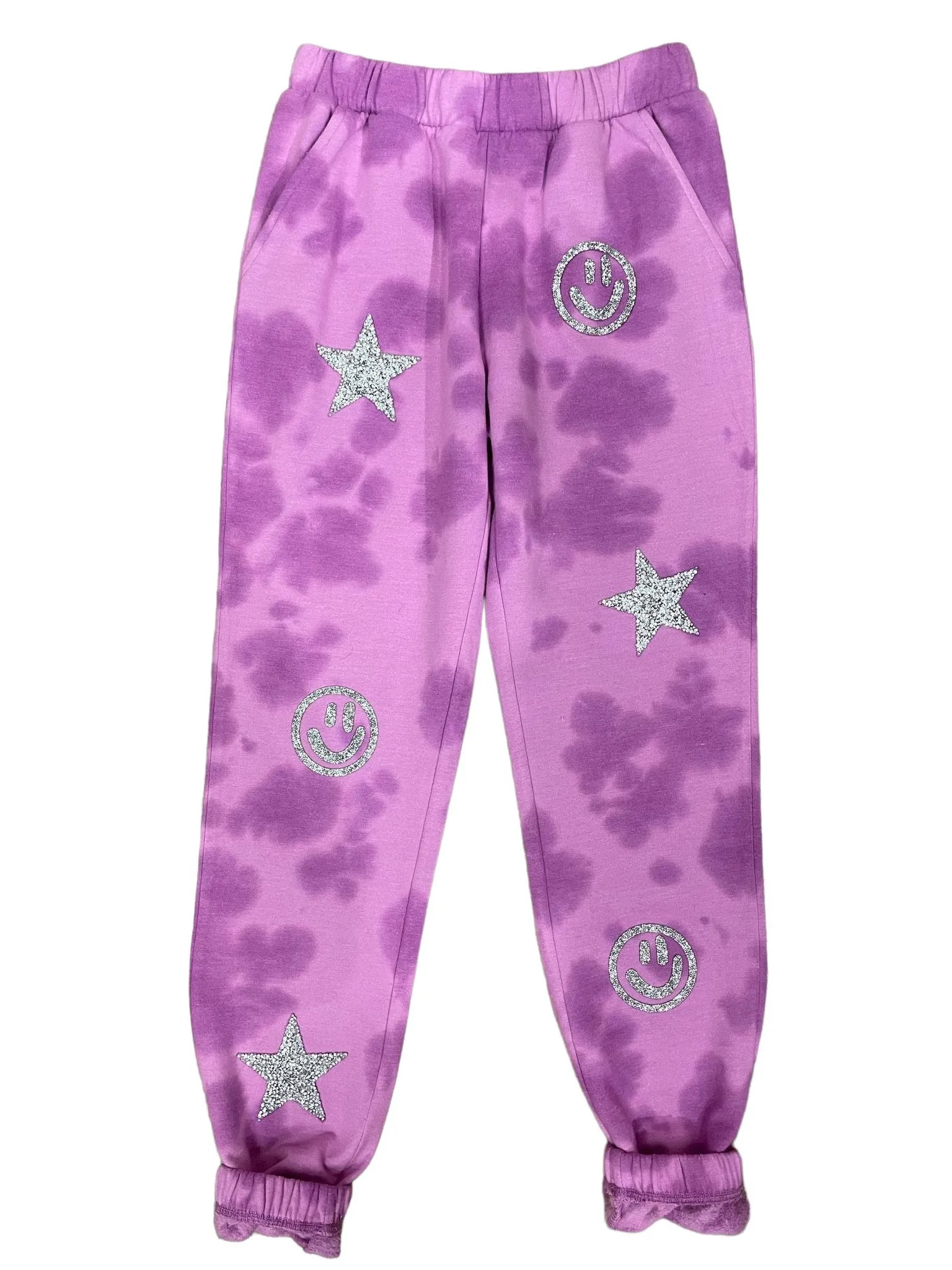 Purple Tie-Dye Icon Sweatpant w/RS Patches