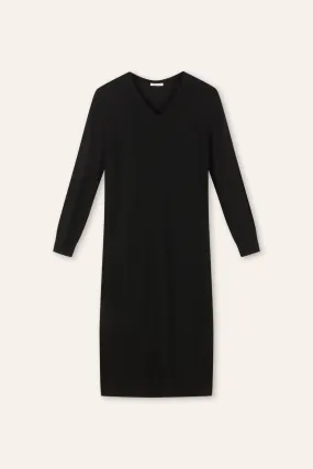 REGAL long knit-dress (Black)