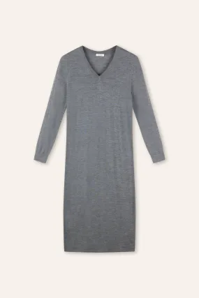 REGAL long knit-dress (Dark grey)