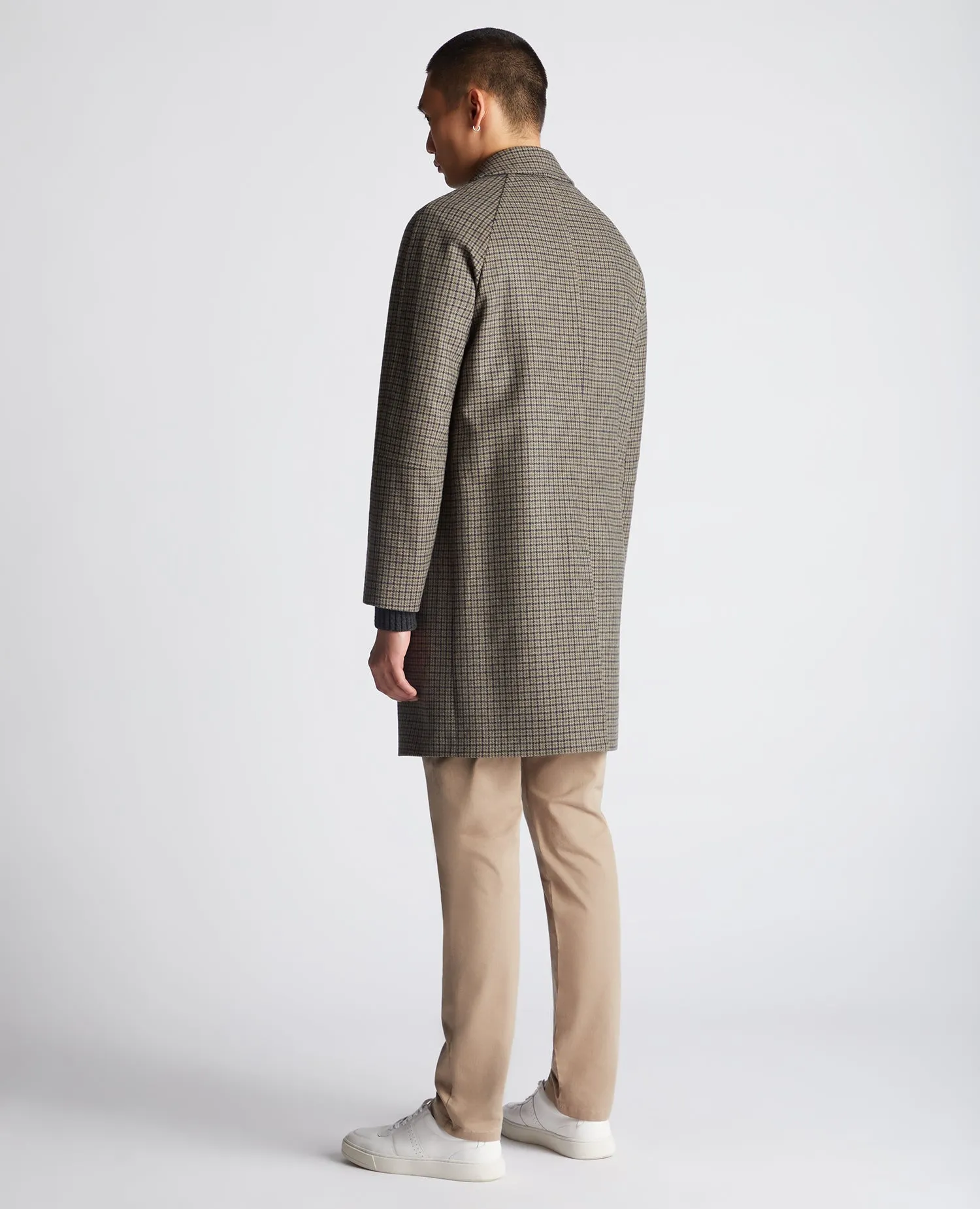 Regular Fit Wool-Mix Tailored Coat