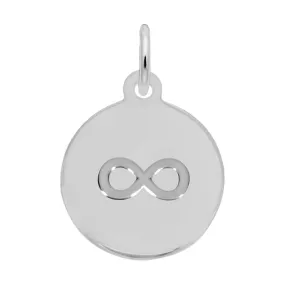 Rembrandt Charms - Initial Disc Charm-Infinity - 1892