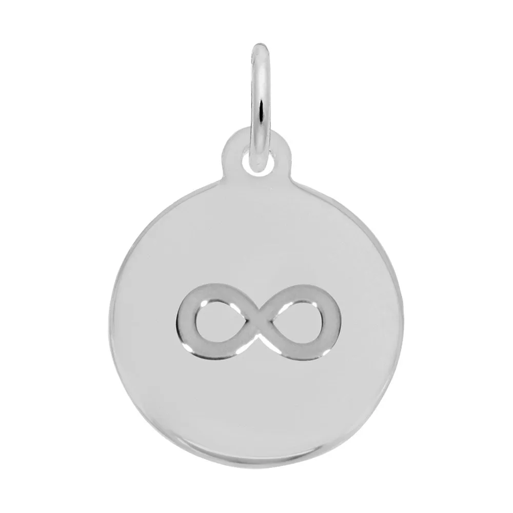 Rembrandt Charms - Initial Disc Charm-Infinity - 1892