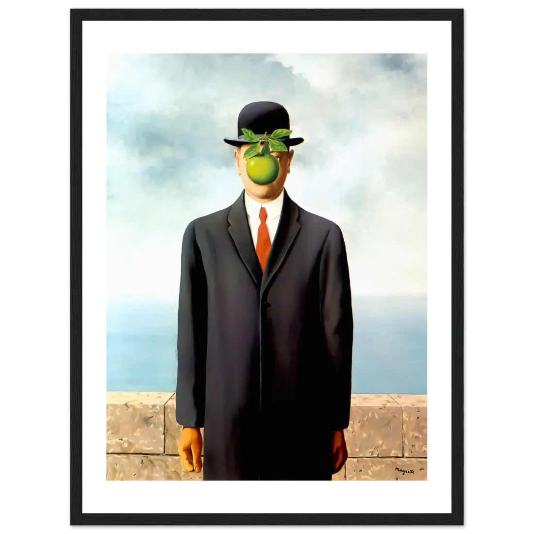 Rene Magritte The Son of Man, 1964 Artwork Poster